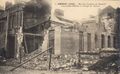 Immeubles Bellette et Garage Robart après les bombardements de 1918 (angle Rue des Jacobins - Rue Lamarck)
