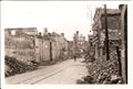 Rue Gresset prise en descendant vers la Rue Saint Jacques après les bombardements du 18-19 mai 1940.